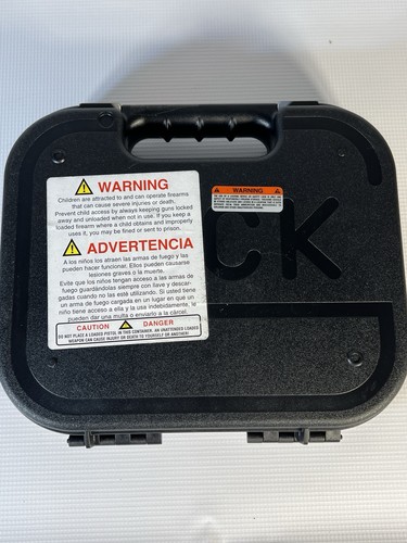 Glock G26 Koffer mit Schloss, Bürste, Handbuch, Sicherungen - Komplettset - Bild 2 von 4
