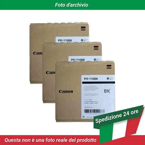 Canon PFI-110 Ink Black 3 Pack