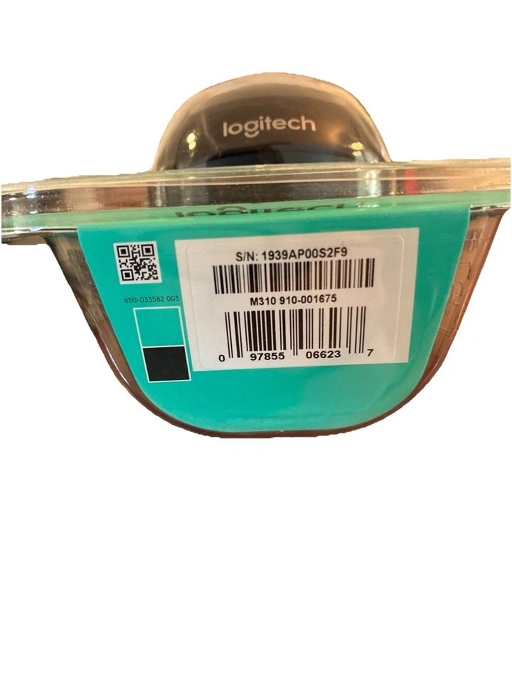 Logitech - M310 Wireless Optical Ambidextrous Mouse - Wireless - Silver & Black - Image 2 of 3