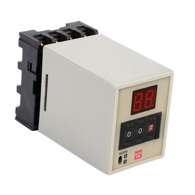 AH3-DM Dual Mode Delay Timer Relay 0.01S-99H LED Display (AC/DC 24V) Tool New