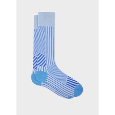 NWT New Season Paul Smith Gordon diagonal stripe socks Made In Italy.