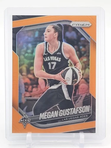 2025 Panini Prizm WNBA Basketball Orange Megan Gustafson #49