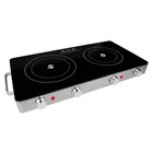 Brentwood Select 1800 Watt Double Infrared Electric Countertop Burner in Stainle