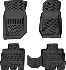 Rizliner 3d Rubber Floor Mats Fits Jeep Wrangler Jk 2014-2018 4-door Rizliner 3d Rubber Floor Mats Fits Jeep Wrangler Jk 2014-2018 4-door