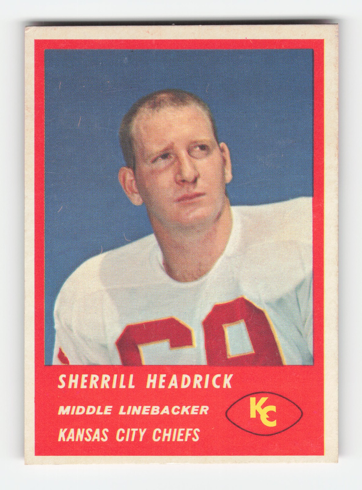 1963 Fleer #53 Sherrill Headrick Excellent