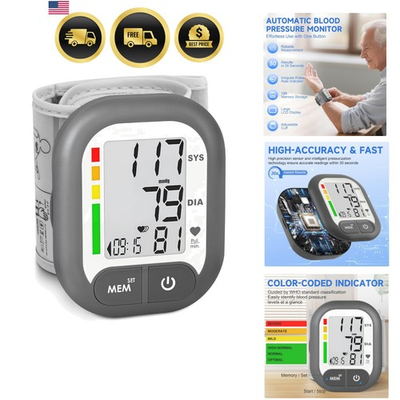 #ad #ad Blood Pressure Monitor Adjustable Wrist Cuff for Home Use Automatic BP Machin... $35.37