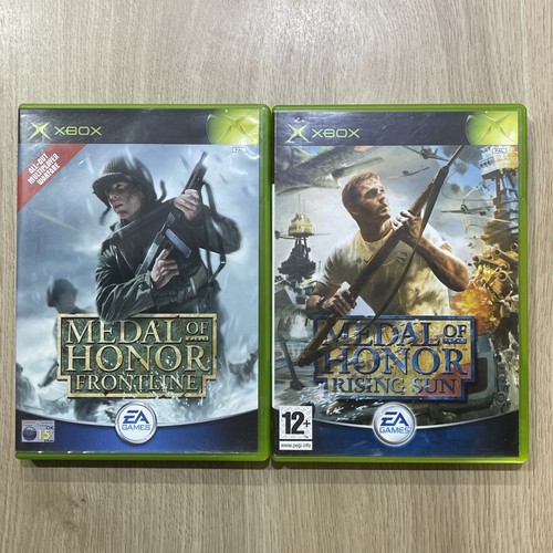 Medal Of Honor Frontline & Rising Sun - Paquete de juego original Xbox PAL - Imagen 1 de 5