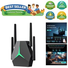 Ultimate AC1200 Dual Band WiFi Extender - Lag-Free Streaming  Gaming Experience