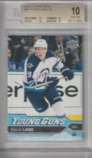 16-17 PATRIK LAINE RC UPPER DECK S2 YOUNG GUNS ROOKIE #451 JETS BGS 10 PRISTINE