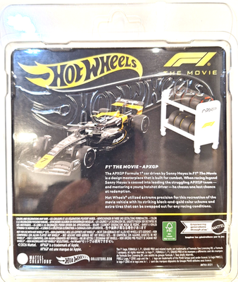 Hot Wheels Mattel Creations x F1 The Movie Vehicle APXGP #7 Race