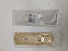 Lot Of 2 Renovator Supply MFG Door Back Plate Cast Brass 7 3/4"  1 OPN NEVR USEd