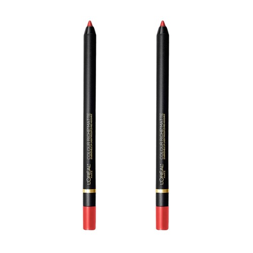 Pack of 2 Loreal Colour Riche Matte Sharpenable Lipliner, Matte in Manhattan 100 - Picture 1 of 5