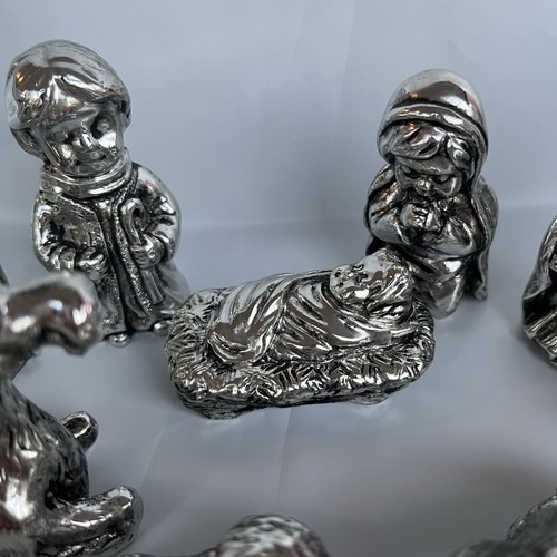 Handtuch Silberschmiede Mini Krippe Weihnachten Neuheit 12 Teile - Bild 9 von 15