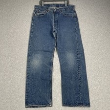 Vintage Levis 501xx Jeans Mens 32x28 Blue Dark Wash Made In USA 70s 80s Grunge