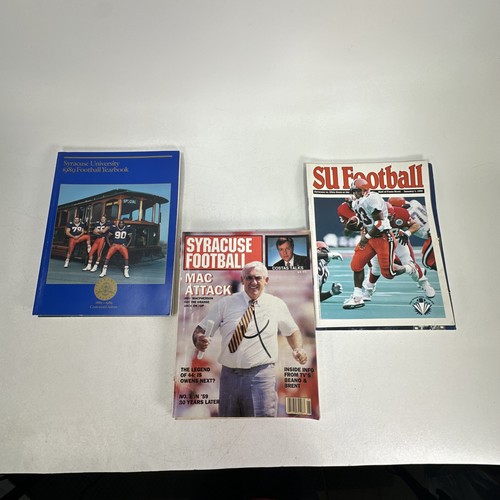 Lot of 9 Syracuse NCAA Basketball - Football Magazines And Year Books 90s 80s - Picture 8 of 18