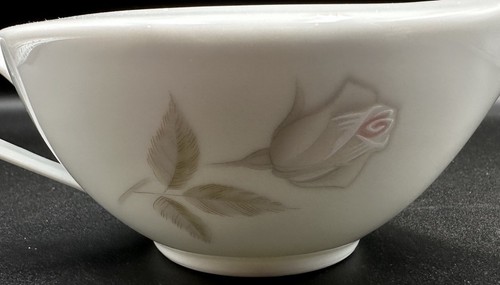 NORITAKE EDENROSE PATTERN #6343 FINE CHINA FLAT CREAMER 1962-1971 RET. - Picture 4 of 6