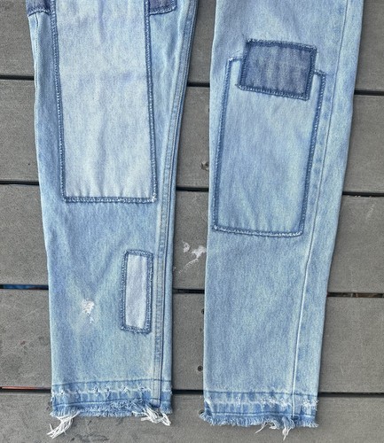 BDG Urban Outfitters Patchwork Dad Jean Taper Fit Size 29 *Flaws* Read Bio Pls - Picture 3 of 17
