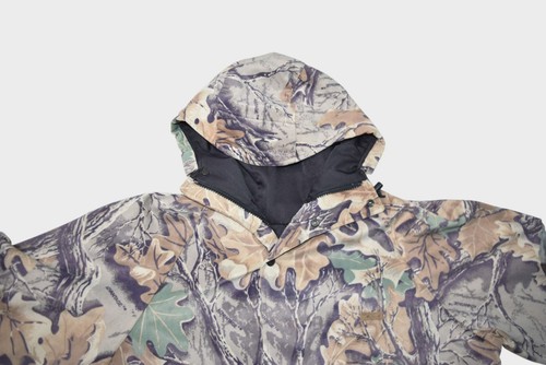 Vintage Woolrich Jacket Mens Medium Advantage Camouflage Hunting Zip Made in USA - Picture 4 of 9