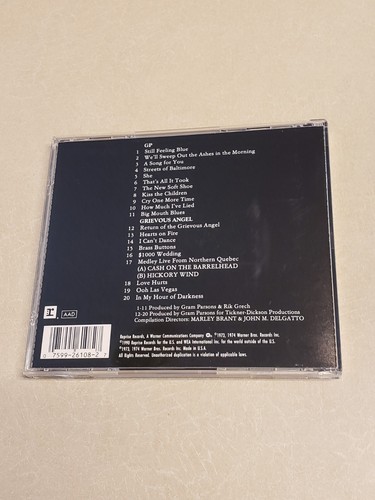 Grievous Angel by Parsons, Gram (CD, 1990 REPRISE) MINT CONDITION - Imagen 2 de 3