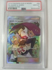 Jesse And James Full Art Trainer Card 68/68 Hidden Fates PSA 10 GEM MINT 10
