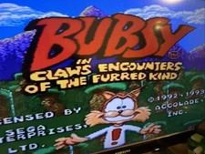 Bubsy (Sega Genesis, 1993)  Cartridge Game Only Vintage
