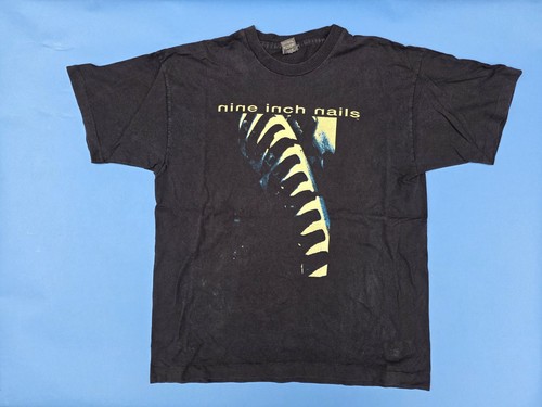 Vintage Original Inch Nails Now I'm Nothing T-Shirt XL doppelseitig 1990er