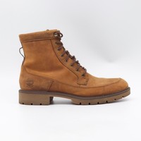 Timberland Men's Casual Boots Brown Leather Lace Up Walking Ankle Shoes - UK 7