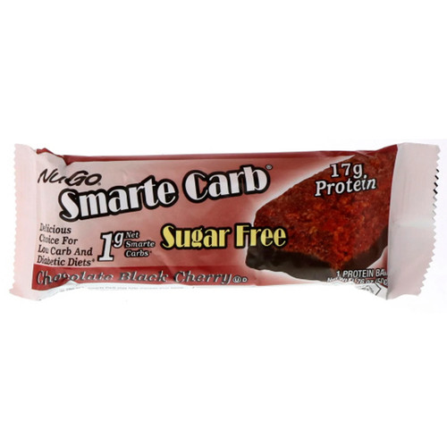 Smarte Carb® Protein Bar, Chocolate Black Cherry, 12 Bars, 1.76 oz (50 g) Each - Picture 4 of 4