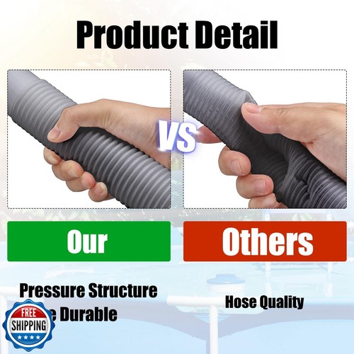 Saintrygo 2 Pack Thickened Pool Hose for Above Ground Pools 1.5 Inches Diamet - Picture 4 of 5
