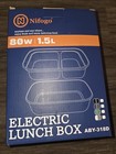Nifogo 80W Electric Lunch Box 1.5L With 2 Stainless Steel Containers