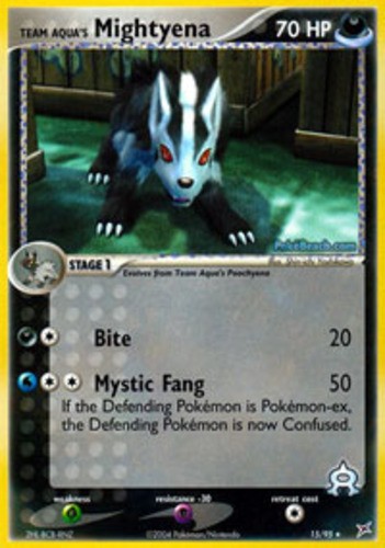 Team Aqua's Mightyena