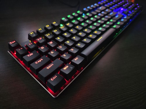 Havit (Havic) Mechanical Gaming Keyboard HV-KB393L, RGB, Cherry MX Blue Switches - Picture 2 of 17