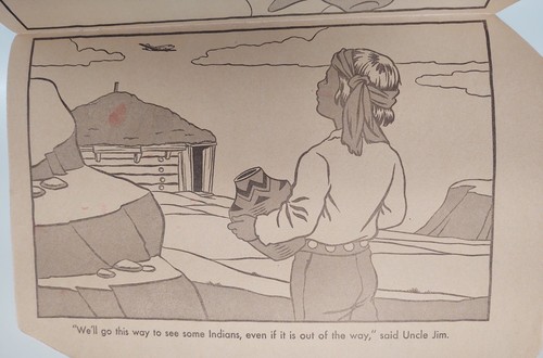 1939 Vintage Paintless Pictures To Color Suitcase Whitman Publ Clarence Biers - Picture 7 of 16