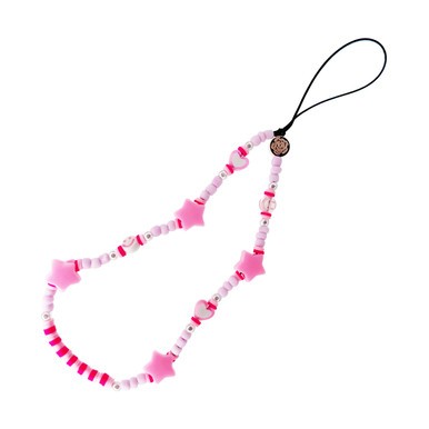 breloque téléphone étoiles roses abbyrose
