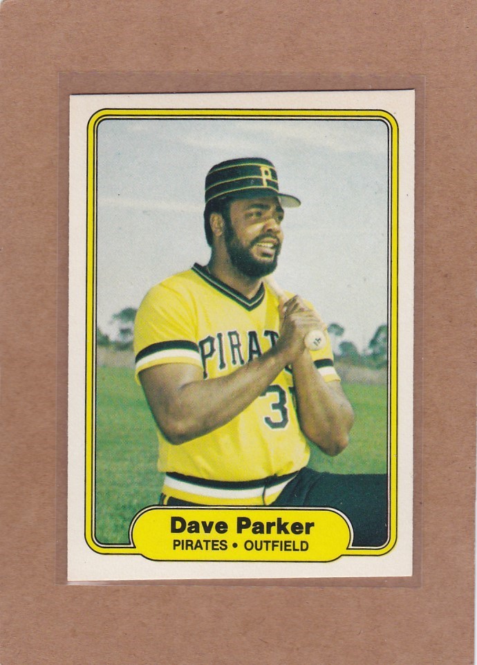 1982 FLEER BASEBALL DAVE PARKER #489 PIRATES NM/NM+ *E9505