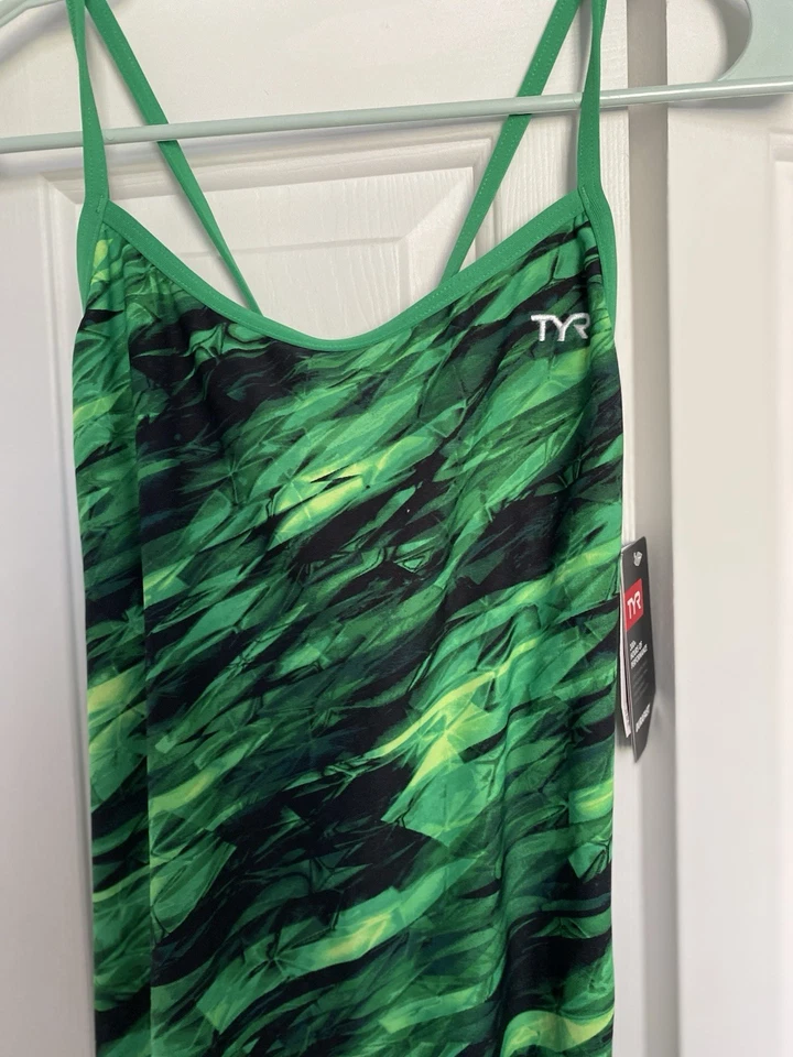 Traje de baño atlético de una pieza para mujer TYR durafast nuevo con etiquetas talla 40 Foto 4 de 4