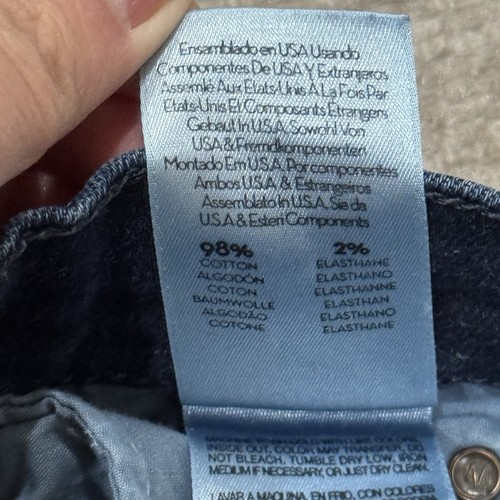 Mother Women's Size 24 Blue The Rascal in Ink & Paper Raw Hem Ankle Fray Jeans - Bild 6 von 14
