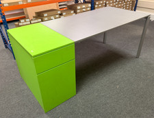 Office Computer Desk with Pedestal - Designer - Italian Made - 180cm x 80cm
