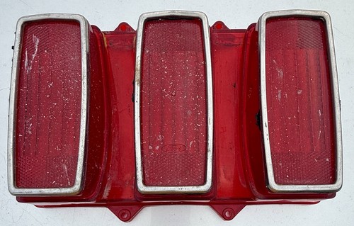 Pair 1969 Ford Mustang Rear Tail Light Lens Cover SAE-TSDB-69MG Original *READ* - Picture 8 of 12