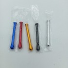 Metal Snuff Straw,5 Pcs Portable Sniff Kit Aluminium 2.68 * 0.33 Inch