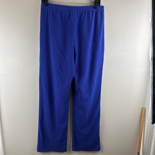 Chico's Travelers Size 1 Size M or US 8 -10 Royal Blue Pants - Picture 11 of 12