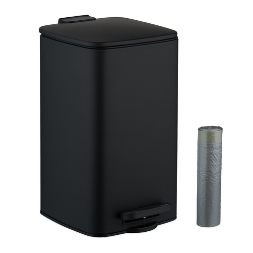 Secchio cosmetico secchio wc contenitore spazzatura pattumiera a pedale letame bagno 8 litri