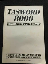 Vintage TASWORD 8000 The Word Processor Amstrad Manual