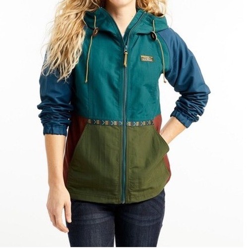L.L. BEAN Women's Mountain Classic Jacket Size Small Petite Windbreaker Gorpcore - Picture 1 of 16