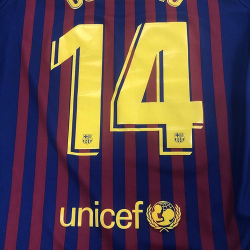 Camiseta deportiva juvenil Nike FC Barcelona DRI-FIT 2018/19 talla XL Philippe Coutinho etiqueta auténtica - Imagen 8 de 12