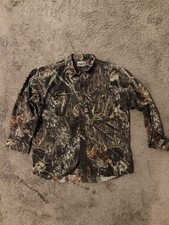Men's Field Staff By Mossy Oak Long Sleeve Heavy Duty Break Up Camo Button Up