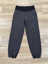 Prana Women's Summit Pants MEDIUM Gray Outdoor Tapered Lightweight Hiking EUC