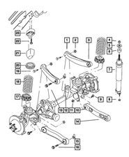 Genuine Mopar Control Arm Lower 52088217AD