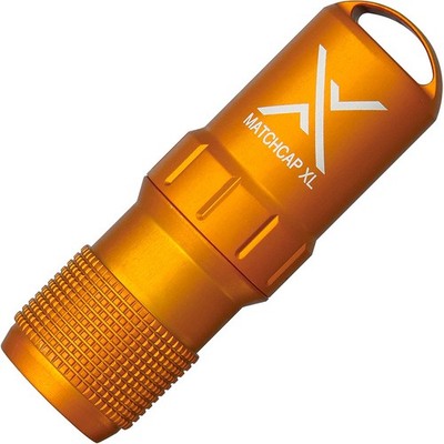 Exotac MATCHCAP XL - wasserdichter Behälter von Zündhölzer, orange 004100-ORG