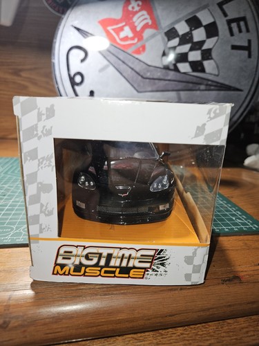 Maßstab 1:24 Diecast Jada 2009 Corvette Z06 schwarz in Box - Bild 4 von 6